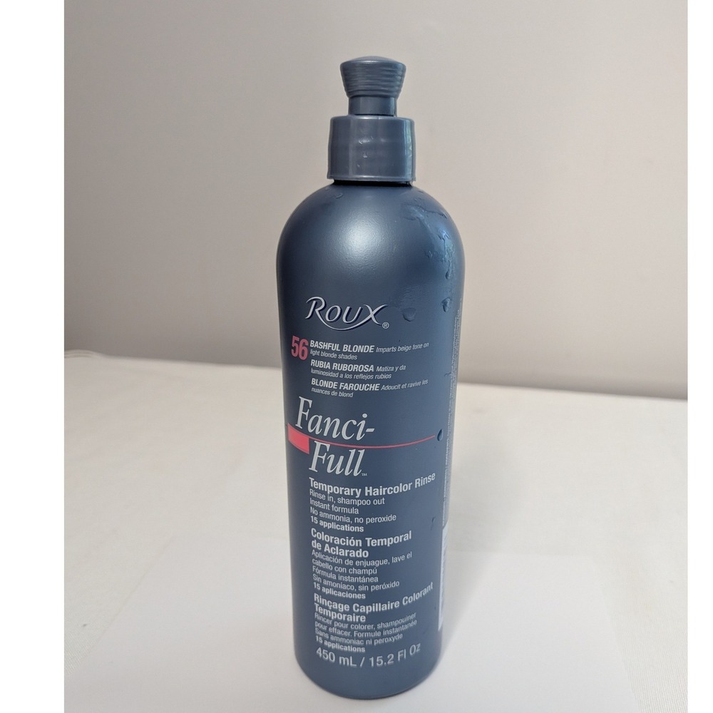 Roux Fanci-Full Bashful Blonde #56 Temporary Color Rinse Discontinued 15.2 oz